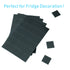 Square Magnets with Adhesive Backing